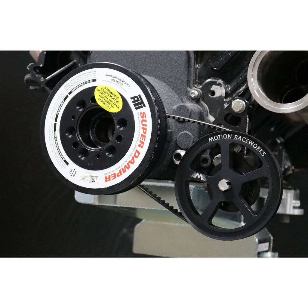 Motion Raceworks Driver Side LS Mechanical Cable Drive Fuel Pump Bracket F-Body Spacing-Motion Raceworks-Motion Raceworks
