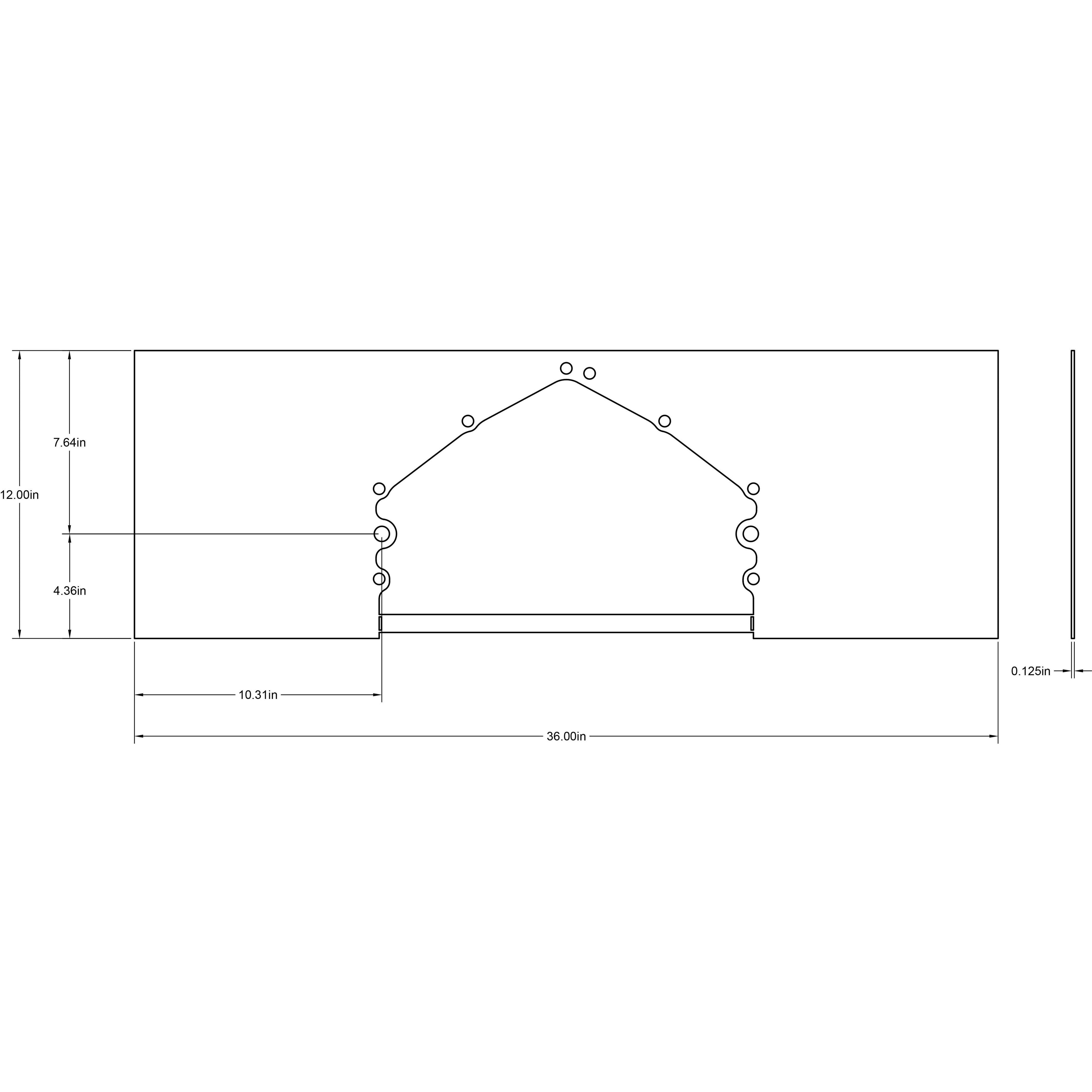 Motion Raceworks LS/LT/SBC/BBC Rear Mid Plate .120" Thick Steel-Motion Raceworks-Motion Raceworks