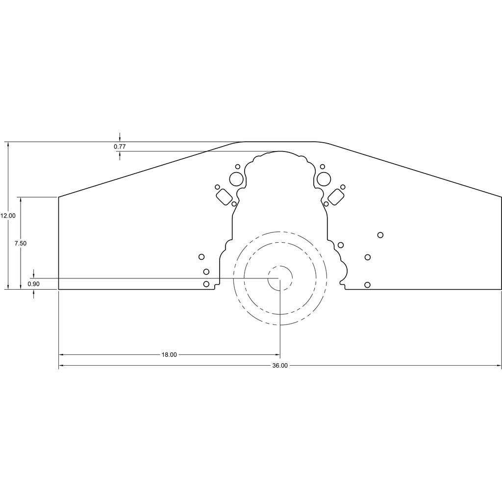 Motion Raceworks LS Motor Plate LS1 LS2 LS3 LS6 LS7 LSA LS9 LSX-Motion Raceworks-Motion Raceworks