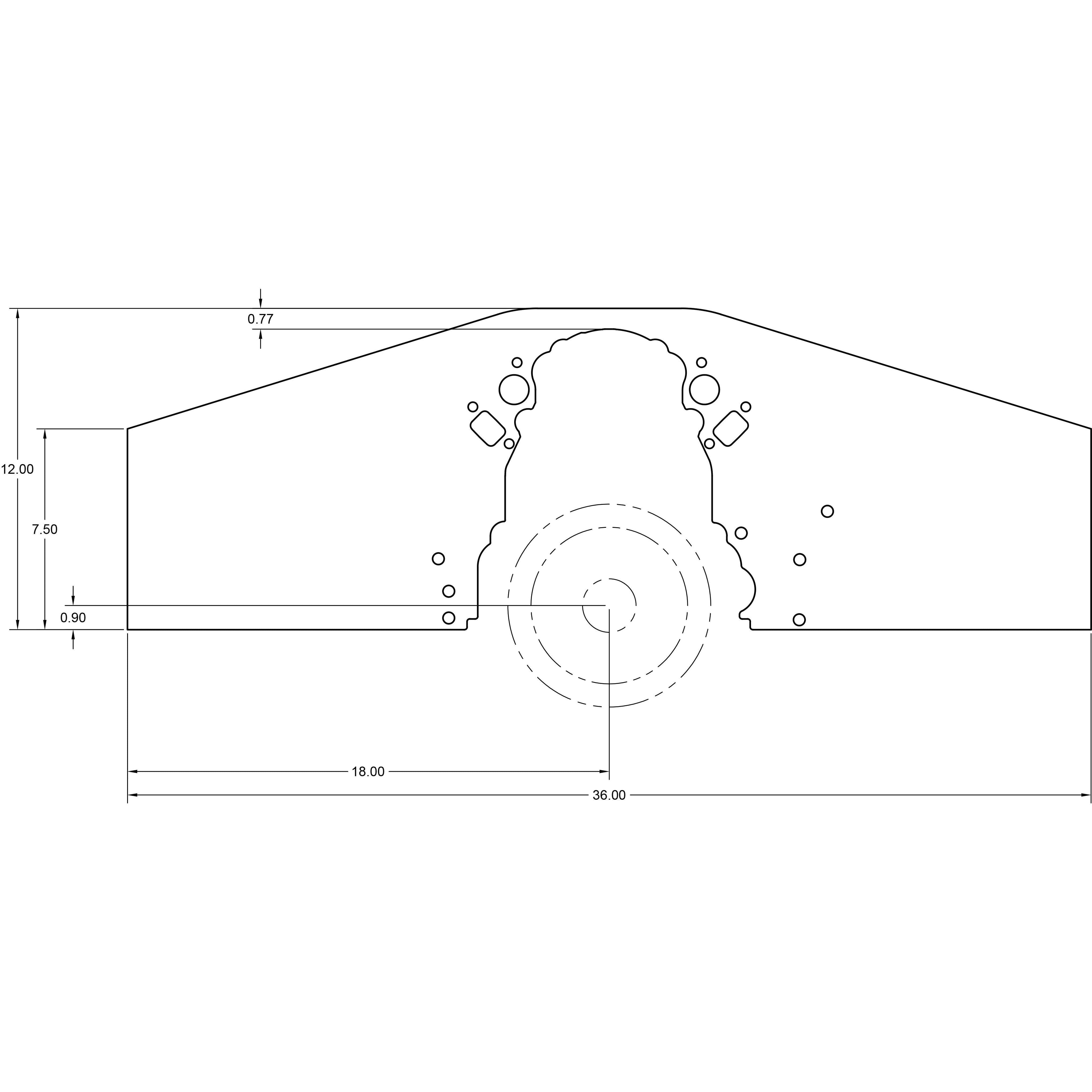 Motion Raceworks LS Motor Plate LS1 LS2 LS3 LS6 LS7 LSA LS9 LSX-Motion Raceworks-Motion Raceworks