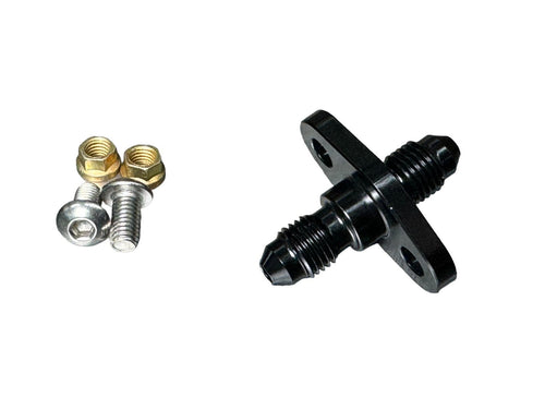3AN Bulkhead Flanged Pass Thru Fitting by Motion Raceworks 34-30303 - Motion Raceworks