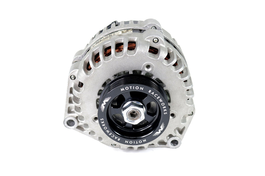 LS 3" OD Billet Overdrive Alternator Pulley 6 Rib 10-10042-Motion Raceworks-Motion Raceworks