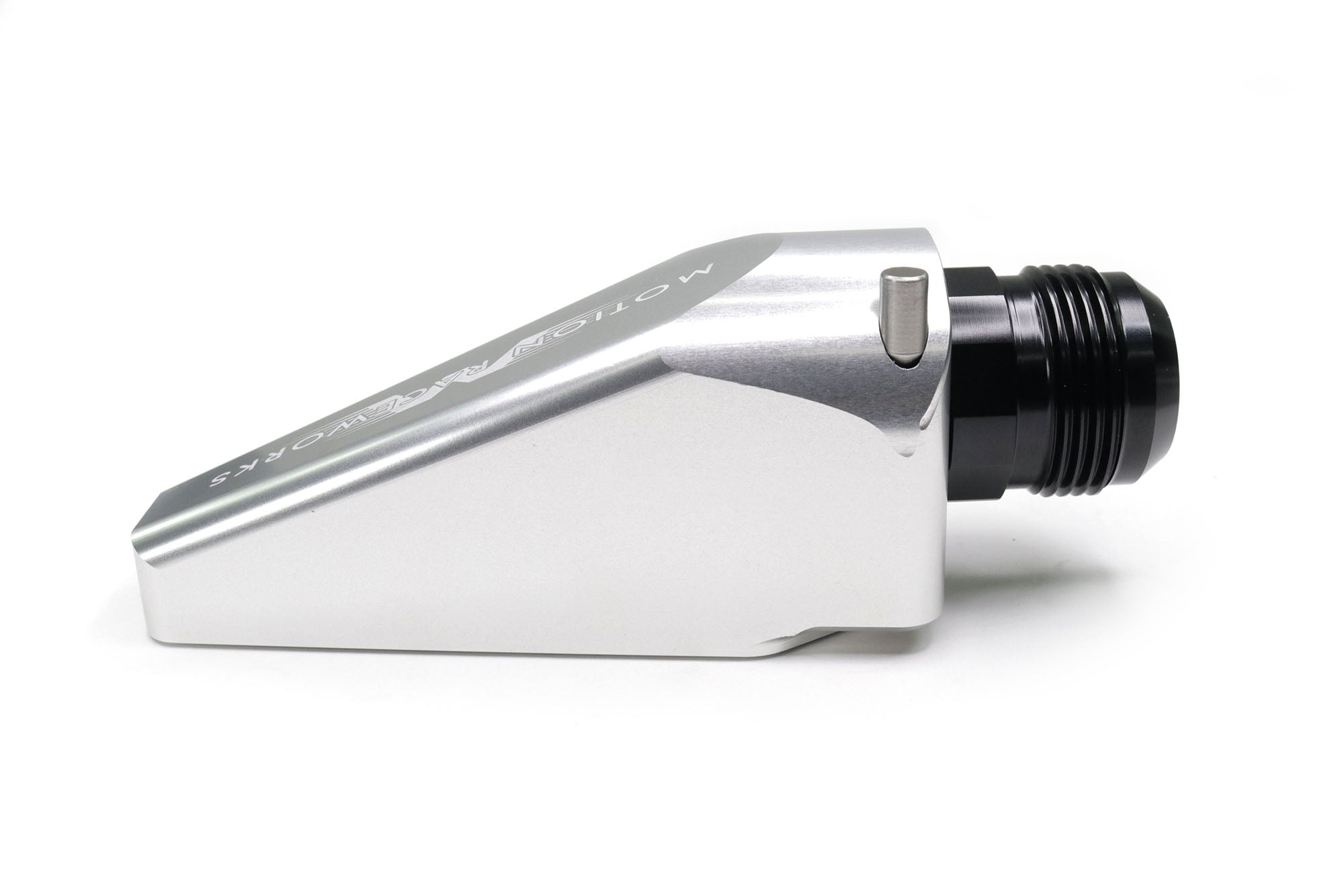 Billet Burn Down Breather Quick Release Fittings Clear Anodized (Pair) 32-130-Motion Raceworks-Motion Raceworks