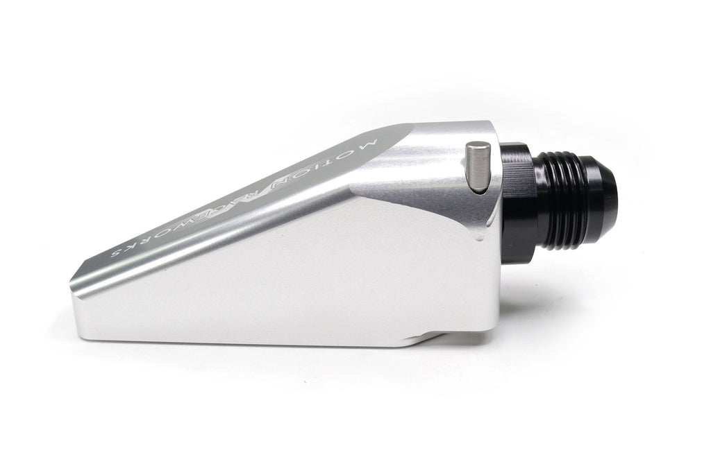 Billet Burn Down Breather Quick Release Fittings Clear Anodized (Pair) 32-130-Motion Raceworks-Motion Raceworks