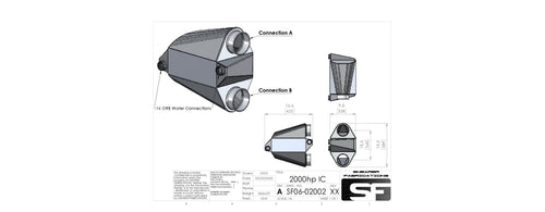 2000hp Single In/Out, No Air Fittings