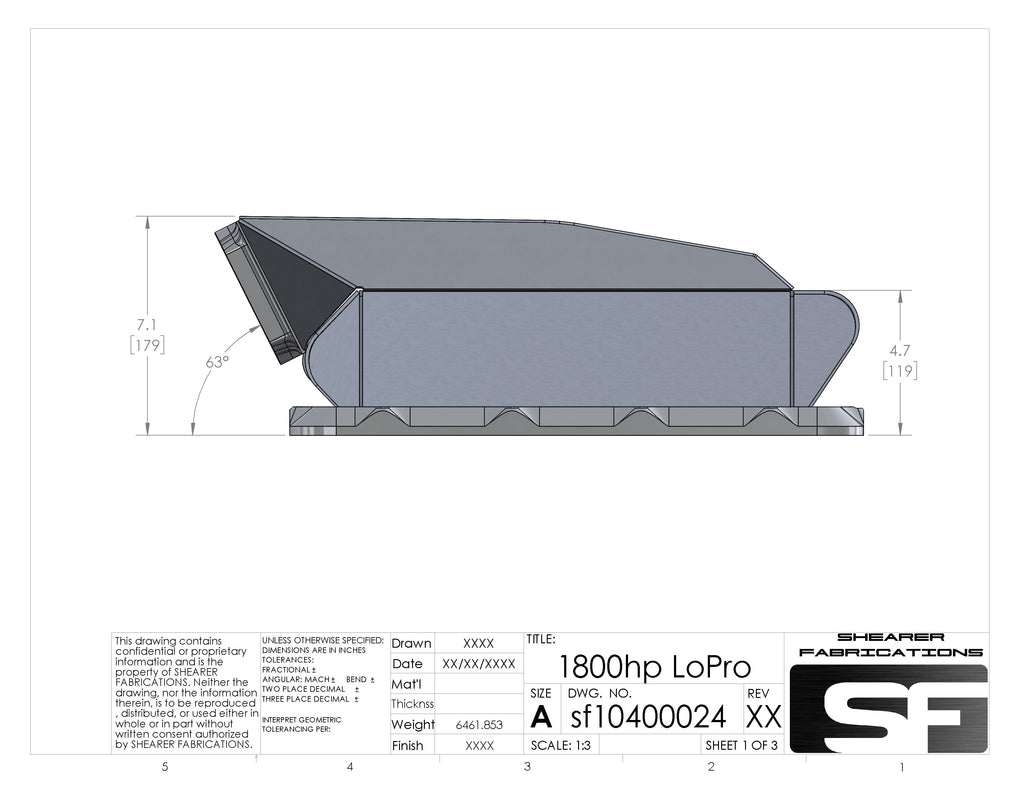 Low Profile Hi-Ram Cooler, 1800hp