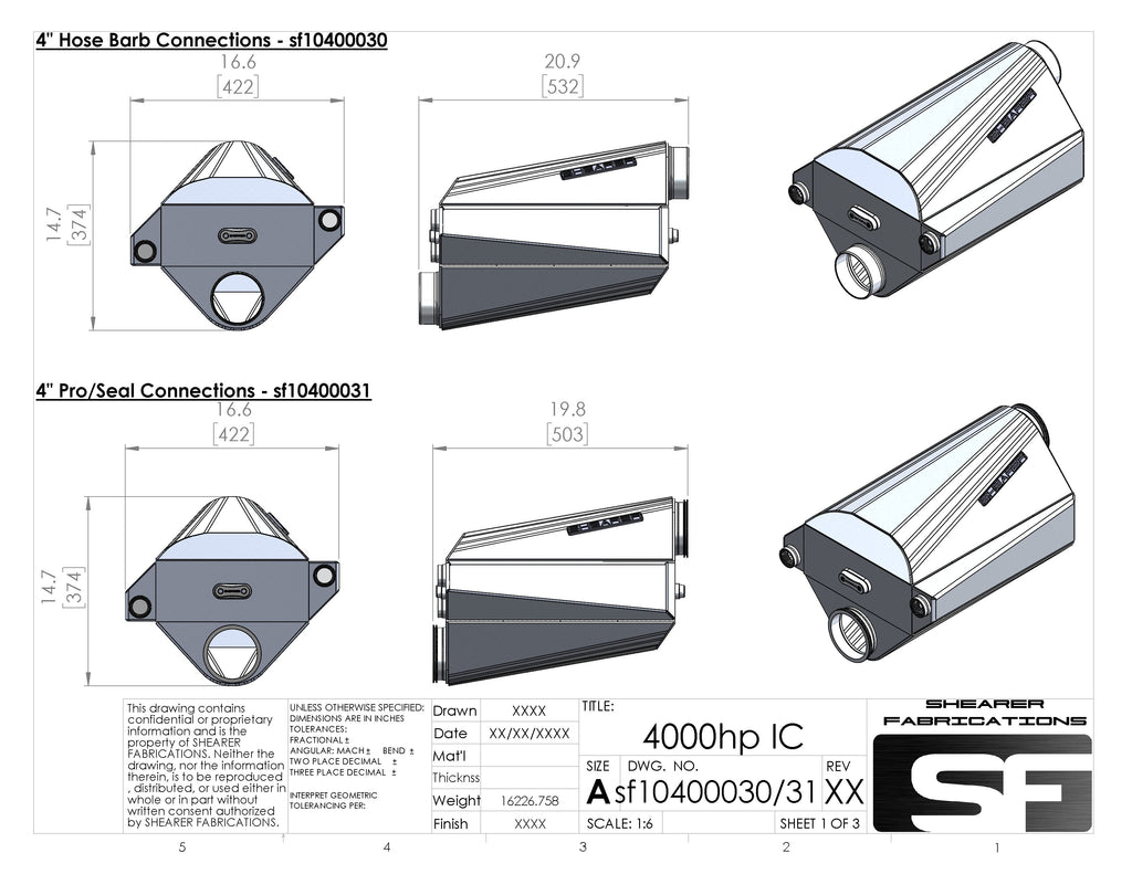 4000hp IC, Opposed