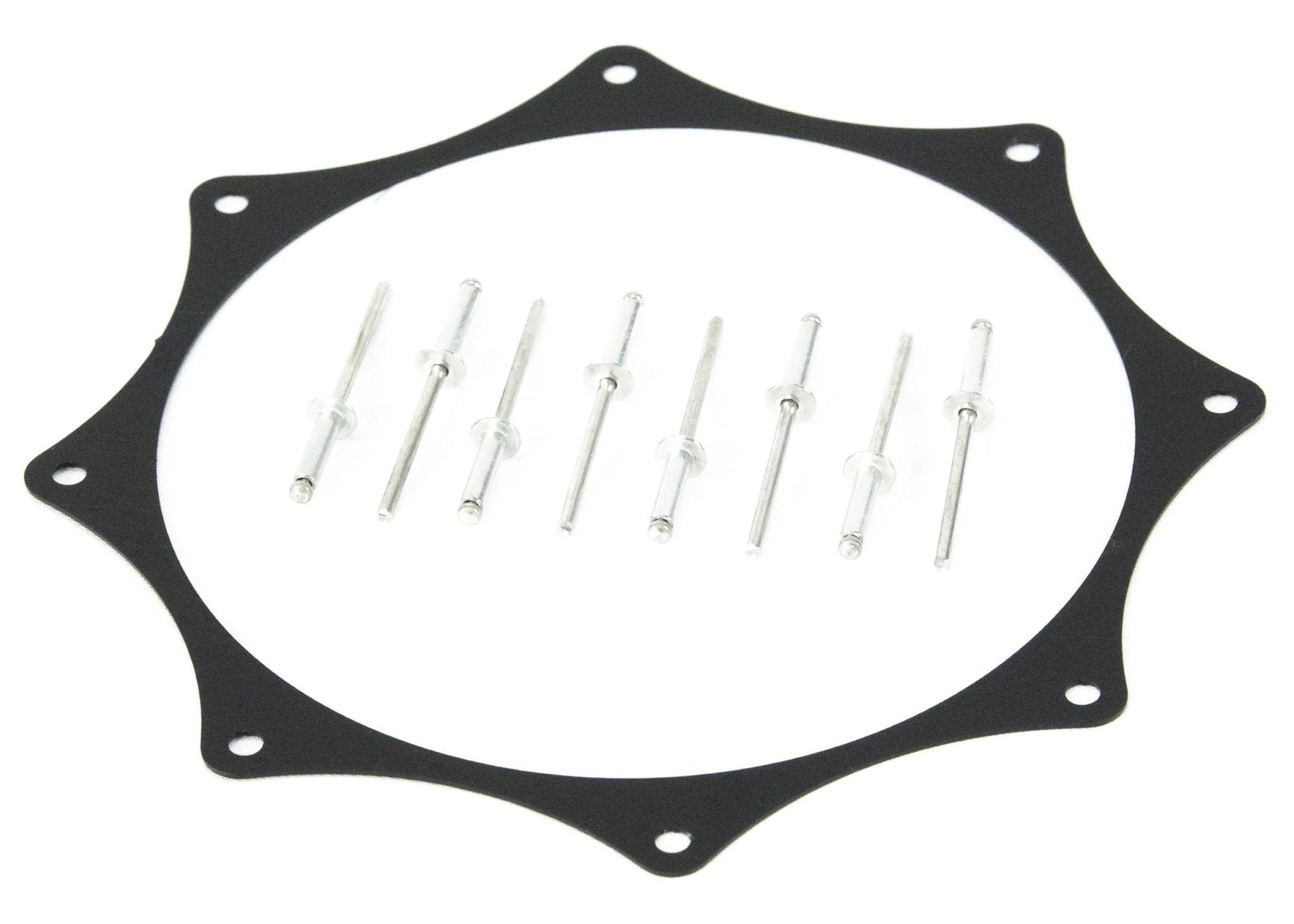 Black Anodized Exhaust Trim Ring (Single, 3"-5")-Motion Raceworks-Motion Raceworks