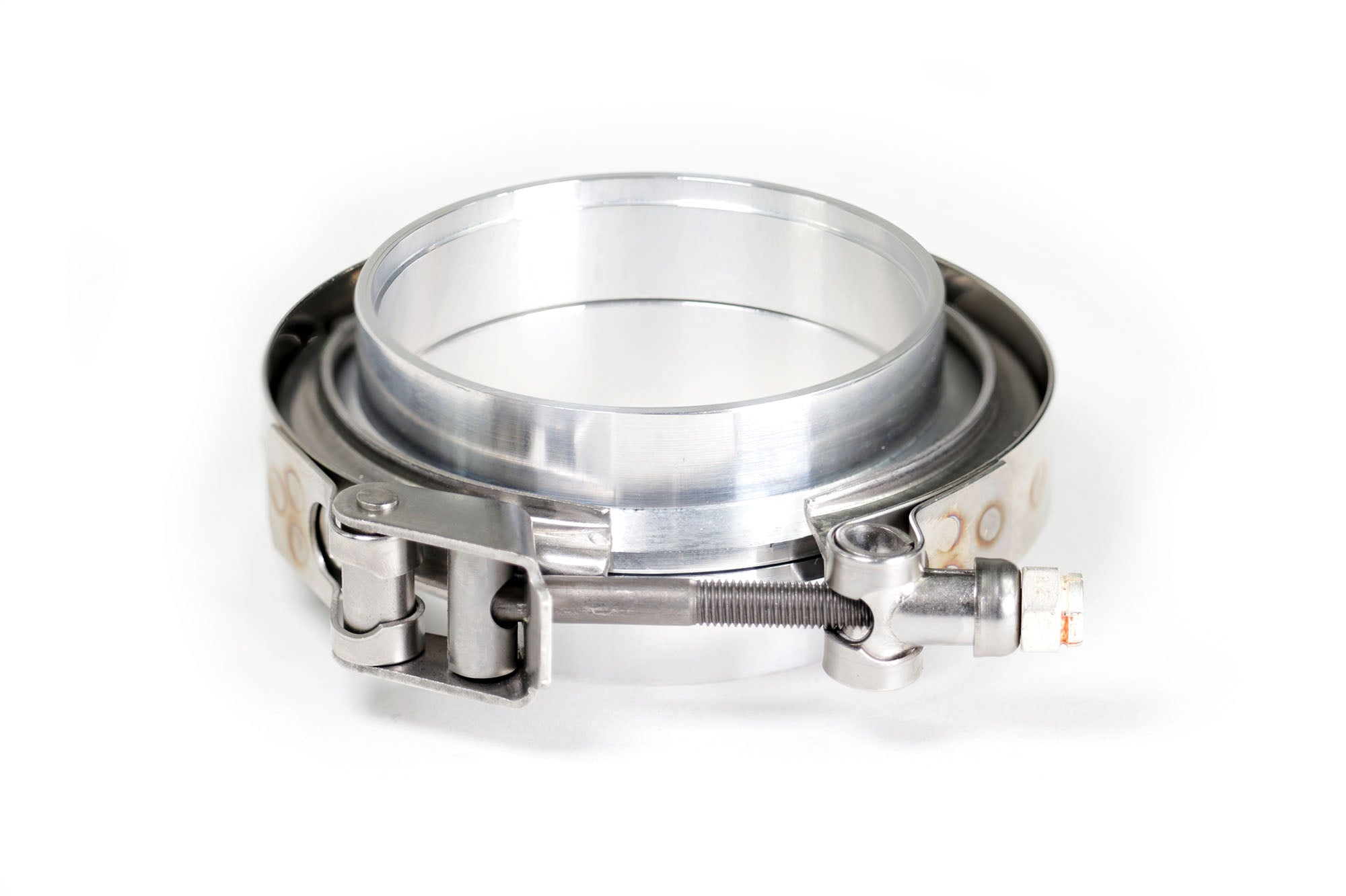 Motion Raceworks 4" Aluminum O-ring V-Band Set w/ Quick Release Clamp-Motion Raceworks-Motion Raceworks
