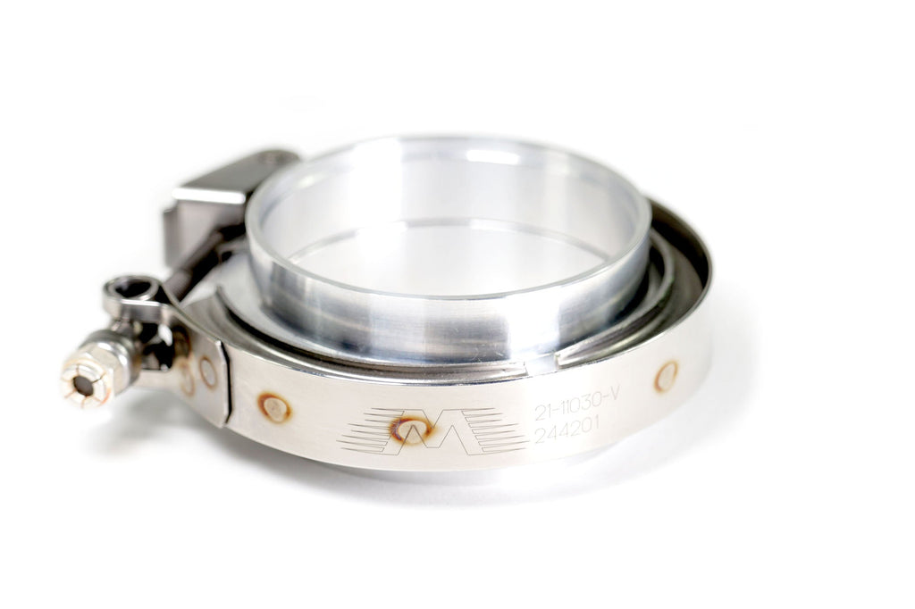 Motion Raceworks 4" Aluminum O-ring V-Band Set w/ Quick Release Clamp-Motion Raceworks-Motion Raceworks