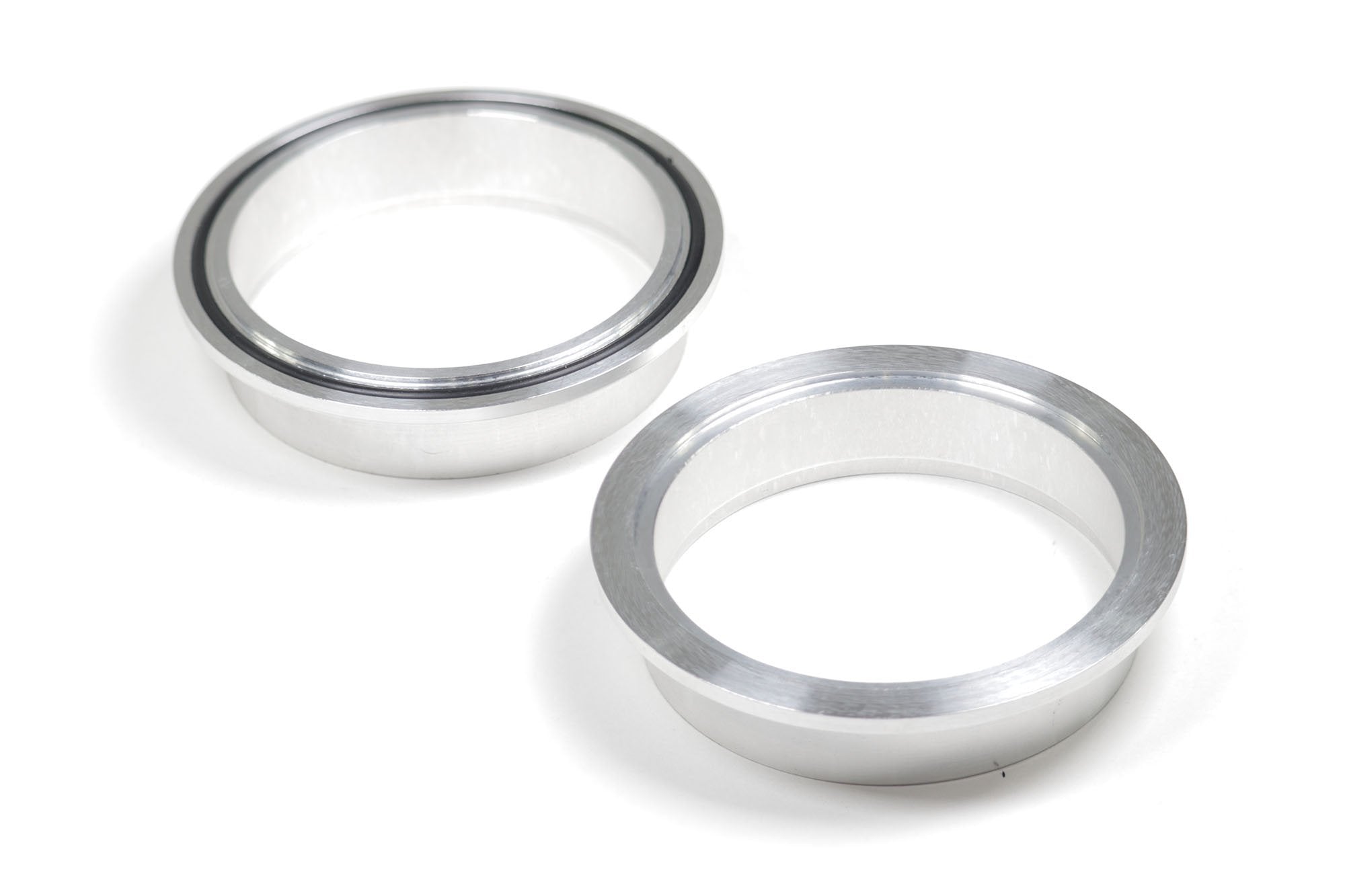 Motion Raceworks 2.5" Aluminum O-ring V-Band Set w/ Quick Release Clamp-Motion Raceworks-Motion Raceworks